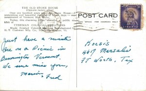 USA The Old Stone House North Bennington  06.79