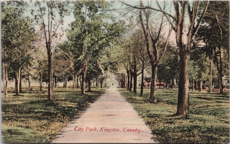 Kingston Ontario City Park ON ONT Unused Nisbet Postcard H33