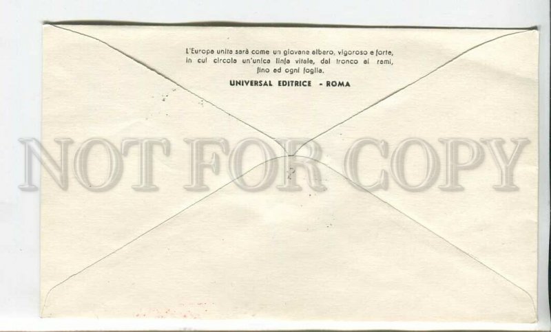 448205 Italy 1962 year FDC Europa CEPT
