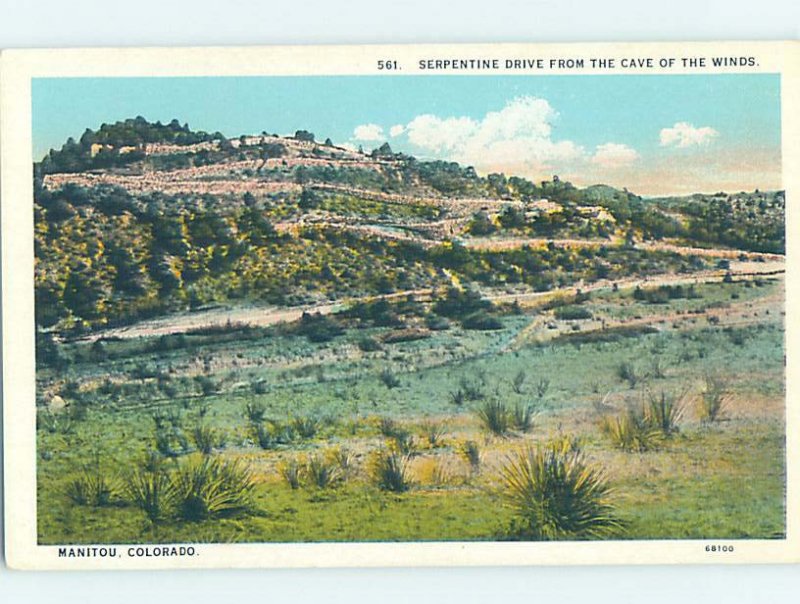 W-border NATURE SCENE Manitou Springs - Near Colorado Springs Colorado CO AD4761