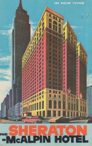 Sheraton McAlpin Hotel New York City, USA Old Postcard