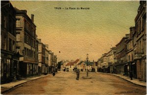 CPA AK Trun - La Place du Marche (259190)