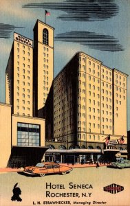 New York Rochester Hotel Seneca Curteich