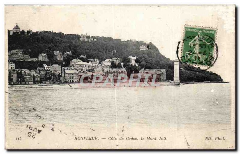 Honfleur - Cote de Grace - Mont Joli - Old Postcard