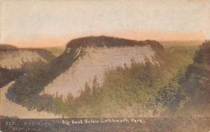 Letchworth State Park New York Big Bend Tinted Real Photo Postcard AA110115