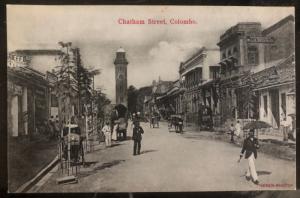 Mint Colombo RPPC Real Picture Postcard Chatham Street View