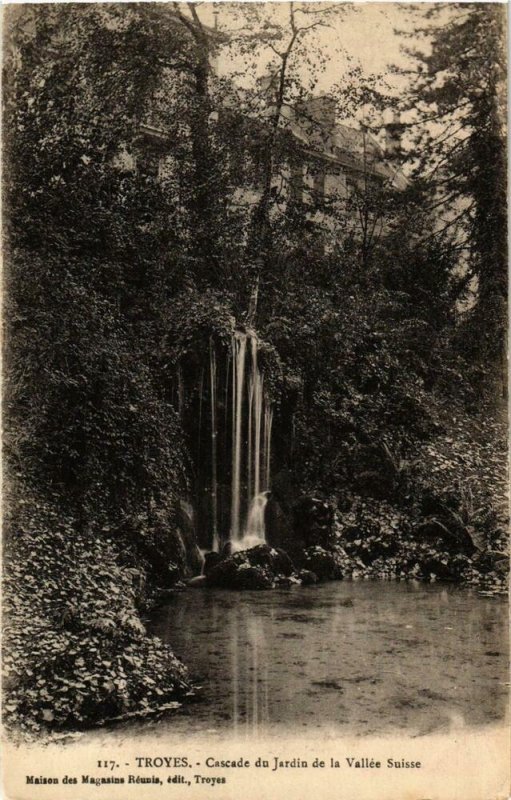 CPA Troyes- Cascade du Jardin de la Vallee Suisse FRANCE (1007735)