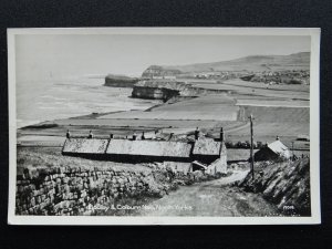 North Yorkshire Staithes BOULBY & COLBURN (COWBAR) NAB c1950s RP Postcard