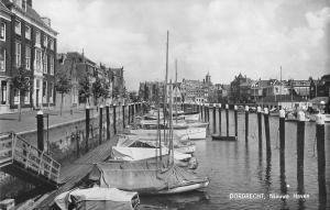 B95924 dordrecht nieuwe haven ship bateaux real photo  netherlands