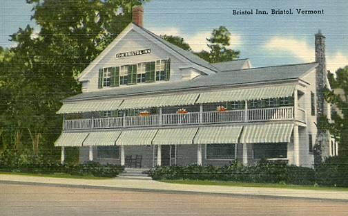 VT - Bristol. Bristol Inn   ***RPO- Burlington & Troy  RR