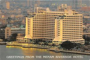 B89908 greetings from the menam riverside hotel thailand