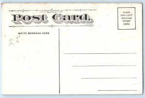 c1910's Old Man With Clock I Am Visiting My Uncle Pawnbroker Diamonds Postcard