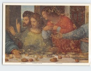 Postcard L'Ultima Cena (Particolare) By Leonardo da Vinci, Milan, Italy