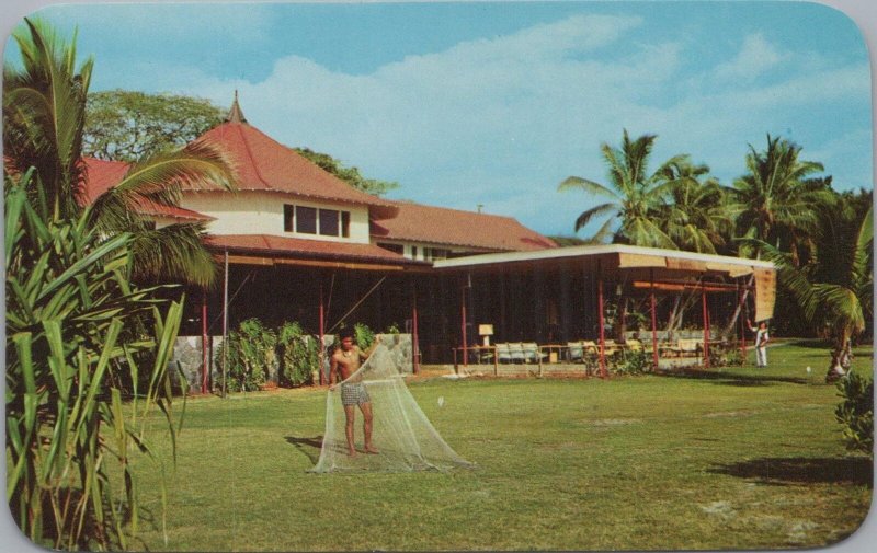 Postcard Ocean Terrace Kona Inn Kailua Hawaii HI