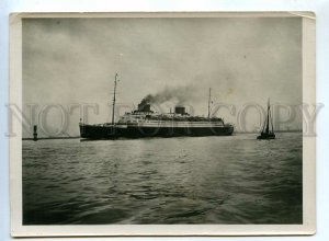 3090529 Liner Schnelldampfer EUROPA Vintage real photo