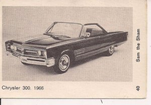 Sam the Sham and the Pharaohs, Rock, Non-sport card, 1966 Chrysler 300 Car