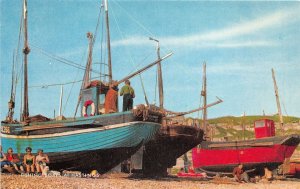 uk51492 fishing boats at hastings uk