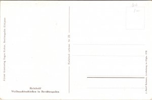 Christmas Shooting in Berchtesgaden Germany POSTCARD