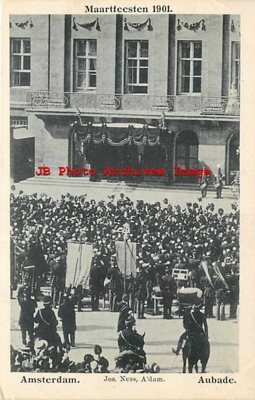 Dutch Royalty Netherlands Amsterdam Maartfeesten 1901 Aubade