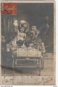 RP: Kids in a pedal Car , 1907