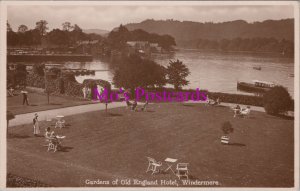 Cumbria Postcard - Windermere, Gardens of Old England Hotel  HM498