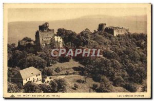 Old Postcard Mont Sainte Odile The castles of & # 39Ottrott