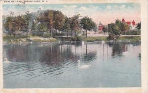 New Jersey Spring Lake View Of Lake 1927