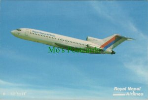 Aviation Postcard - Royal Nepal Airlines B -727 Yeti Aeroplane RR11886