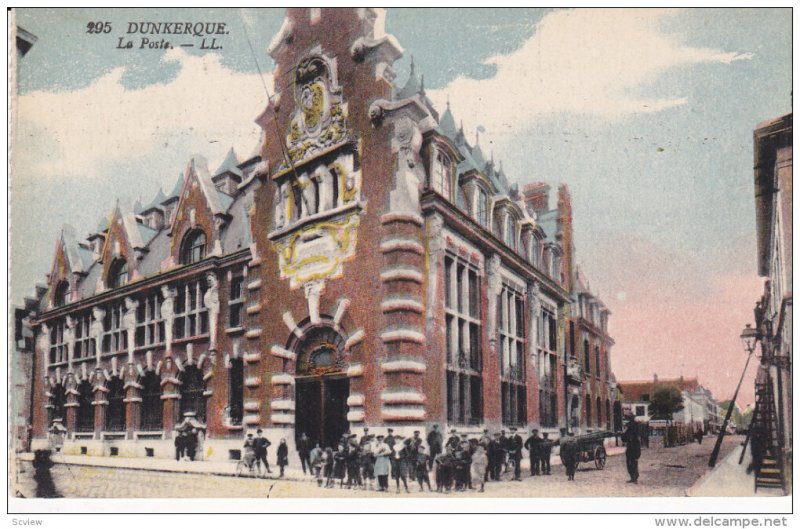 DUNKERQUE, Nord, France, 1900-1910´s; La Poste