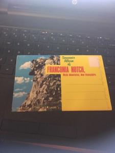 Vtg Foldout Postcard:Franconia Notch, White Mountanes, NH , 12 views