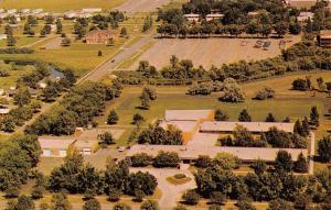 NE, Grand Forks  NORTH DAKOTA SCHOOL FOR THE BLIND  Aerial View  Chrome Postcard