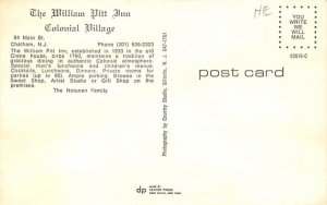 The William Pitt Inn, Colonial Village in Chatham, New Jersey