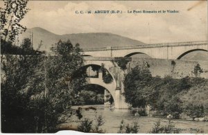 CPA ARUDY Le Pont Romain et le Viaduc (1163593)