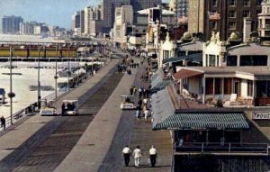 Southward Down the Boardwalk in Atlantic City, New Jersey