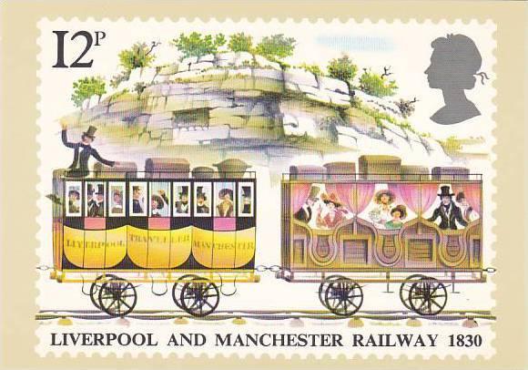 Stamps Liverpool & Manchester Railway 1830 House of Questa London England