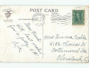 Pre-Linen Patriotic EAGLE ON LIBERTY BELL AC0892