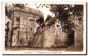 Old Postcard Dinan Chateau de la Duchesse Anne