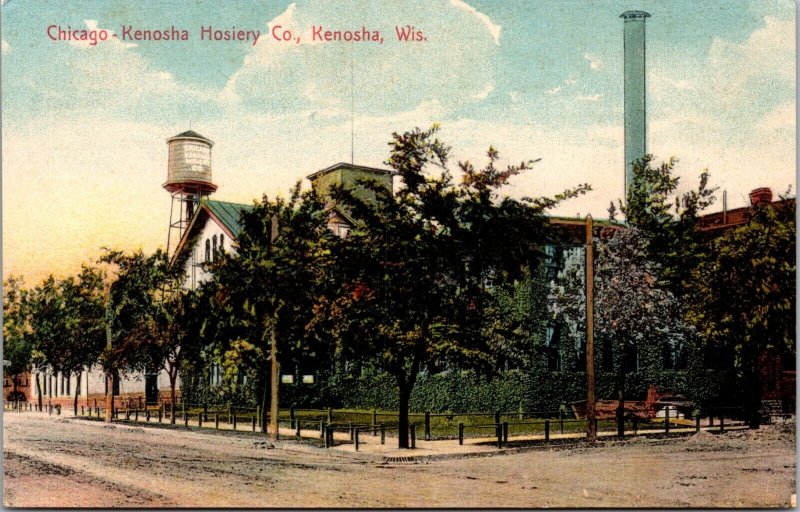 Postcard Chicago Kenosha Hosiery Company in Kenosha, Wisconsin~137950