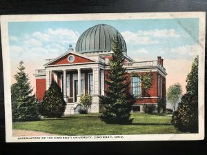 Vintage Postcard 1930's Observatory Cincinnati University Cincinnati Ohio (OH)