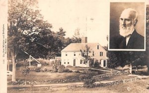 The Poet Whittier & Birthplace Haverhill, Massachusetts Postcard