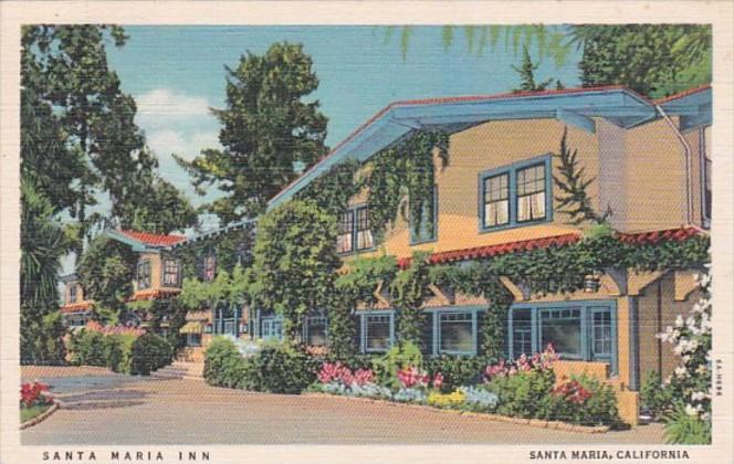 California Santa Maria The Santa Maria Inn 1941 Curteich