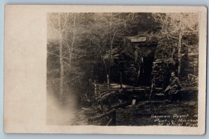 Meurthe-et-Moselle France Postcard House at Pont-a-Mousson c1910 WW1 RPPC Photo