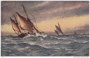 Sailing Vessels, 00-10s : The Busy Ocean , TUCK #9693