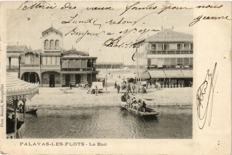 CPA Palavas-Les-Flots-Le Bac (255548)