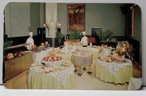 Allentown Pa Smorgasbord Dining Room AMERICUS HOTEL 1960s Postcard I1