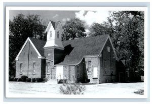 Vintage United Missionary Church Brown City MI Real Photo RPPC Postcard P141