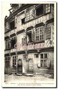 Postcard Old Rennes Ancient House of Chaplains of the said Cathedrale de Gues...