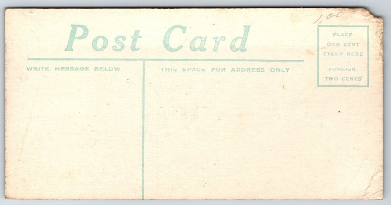 Hershey Chocolate Co PA~A General View In The Town~B&W~c1910 Candy Bar Postcard