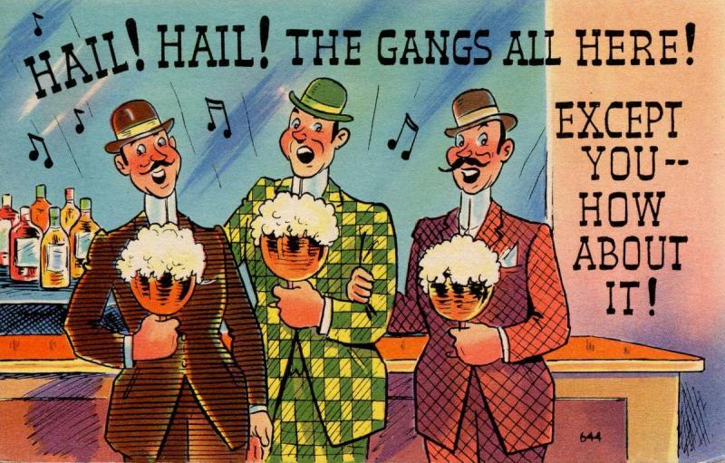 Comic - Hail, Hail, the Gang's All Here!