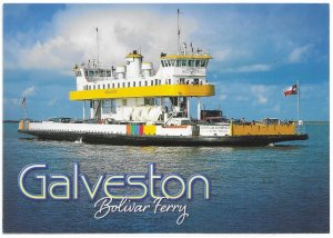 US Galveston Bolivar Ferry, Texas. Mint Card.